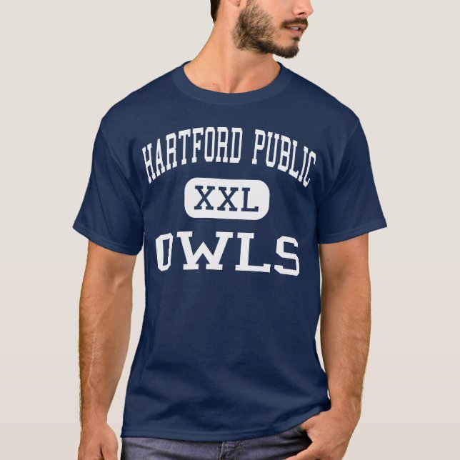 Hartford Public - Owls - High - Hartford T-Shirt (Front)