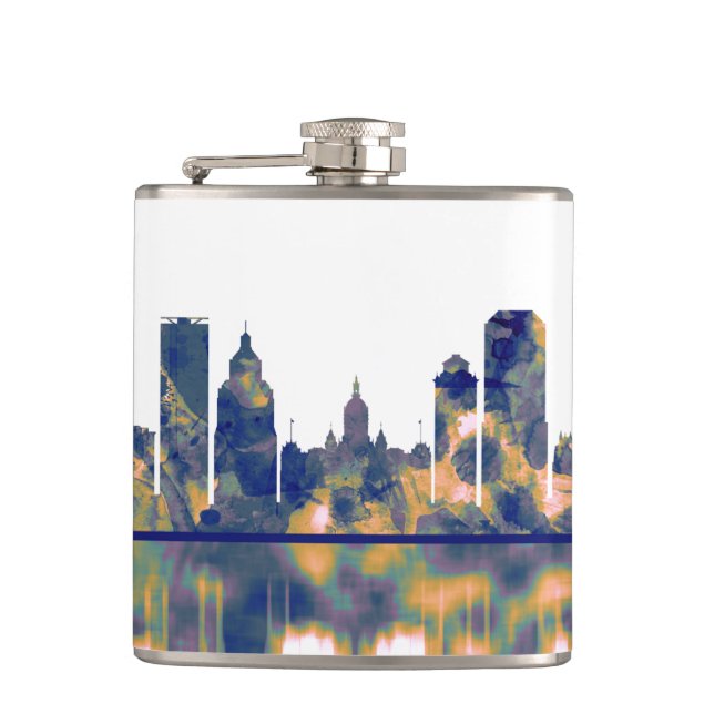Hartford Skyline Flask (Front)