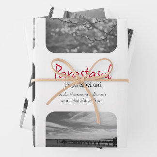 Hartie pentru ambalat comemorativ wrapping paper sheets
