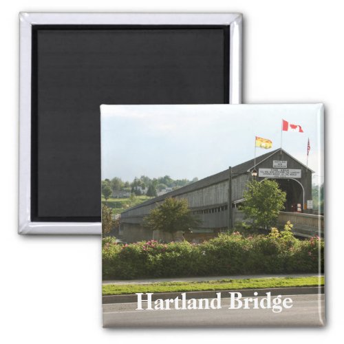 Hartland Bridge Longest Covered Bridge Magnet