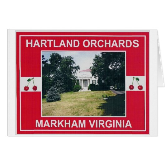 HARTLAND ORCHARDS CARDS (Front Horizontal)