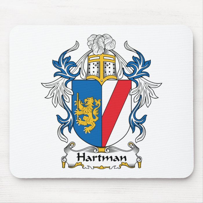 Hartman Family Crest Mouse Mats