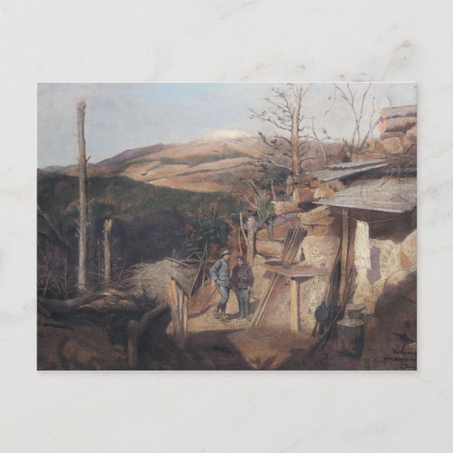 Hartmanswillerkopf, View from Roche-Sermet, 1915 Postcard (Front)