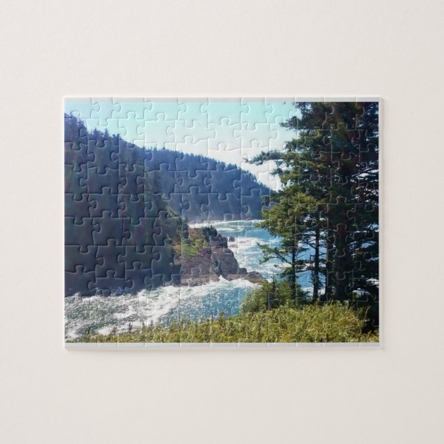 Hart's Cove, Oregon Coast Jigsaw Puzzle (Horizontal)