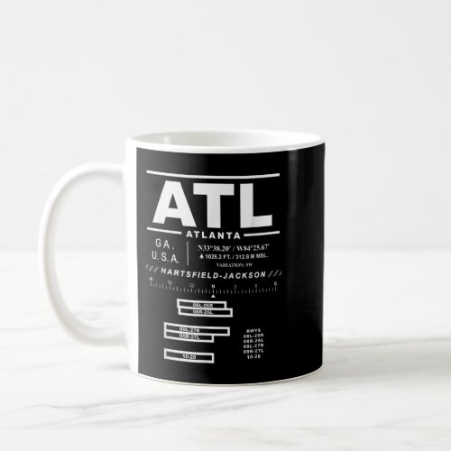 Hartsfield Jackson Atlanta International Airport G Coffee Mug