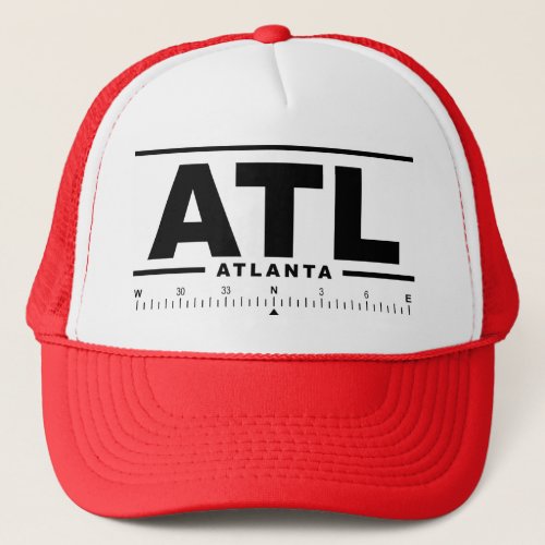 HartsfieldâJackson Atlanta Intl Airport ATL Trucker Hat