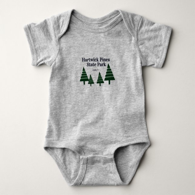 Hartwick Pines State Park Baby Bodysuit (Front)