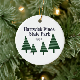 Hartwick Pines State Park Christmas Tree Ornament
