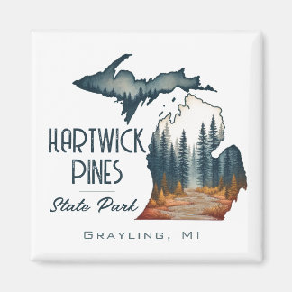Hartwick Pines State Park Souvenir Gift Magnet