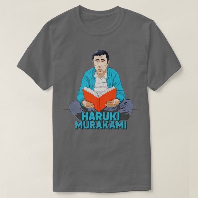 Haruki Murakami Retro Fan Art Design 1 T-Shirt (Design Front)