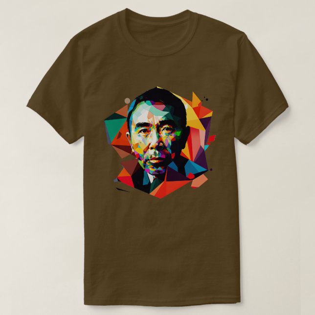 Haruki Murakami Retro Fan Art Design T-Shirt (Design Front)
