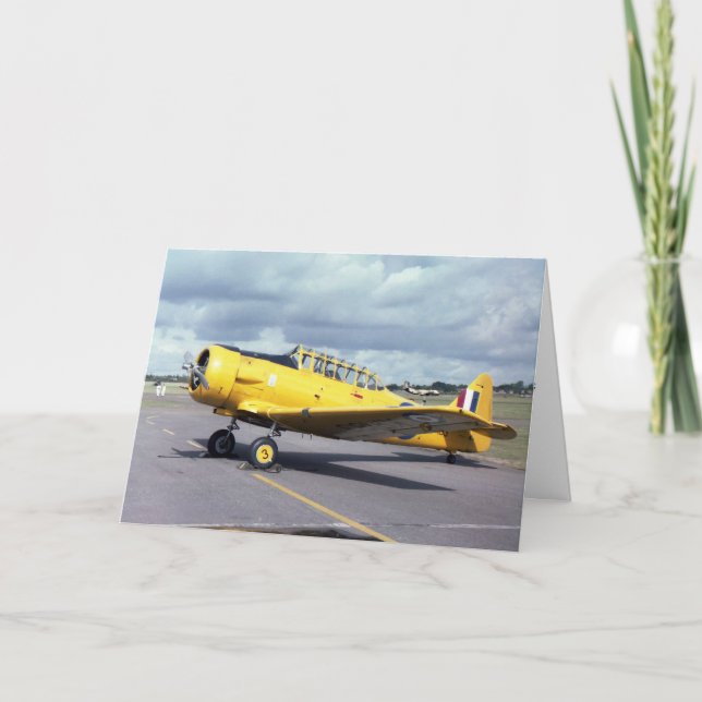 Harvard Aircraft Card (Front)