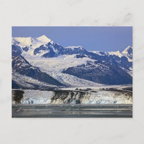 Harvard Glacier in College Fjord Alaska 2 Postcard