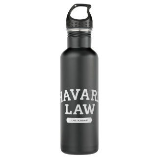 Harvard Law Just Kidding College Stainless Steel Water Bottle