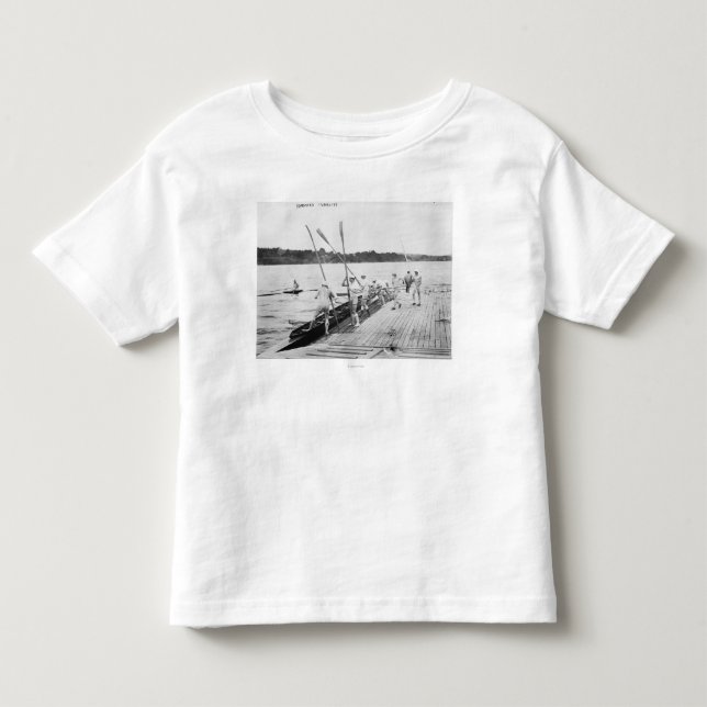 Harvard University Rowing Crew Team Photograph Toddler T-shirt (Front)