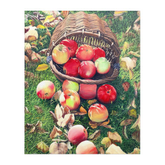 Harvest Abundance - Realistic Apple Still Life Pai Acrylic Print