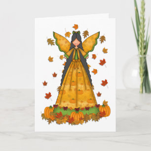 Harvest Angel Thanksgiving Card