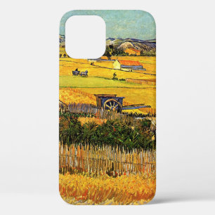 Harvest at La Crau, Montmajour by Vincent van Gogh iPhone 12 Case