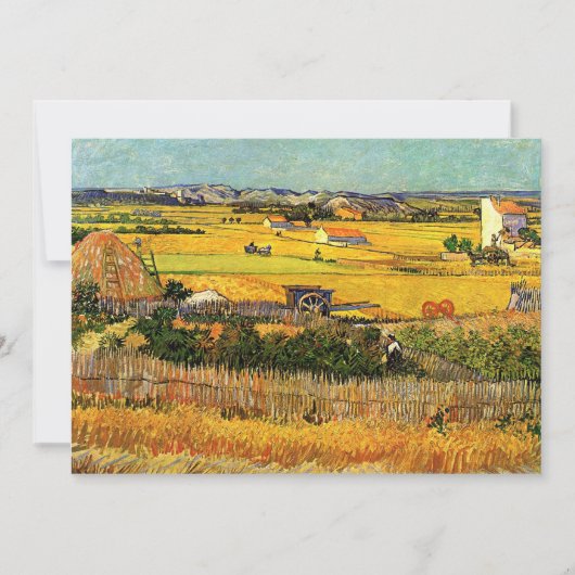 Harvest at La Crau - van Gogh (Front)
