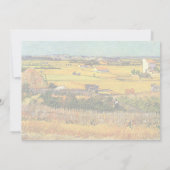 Harvest at La Crau - van Gogh (Back)