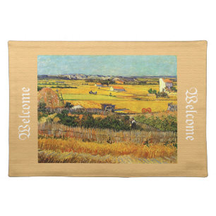 Harvest at La Crau...Vincent van Gogh Placemat