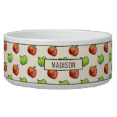 Harvest Autumn Apple Fruits Red And Green Pattern Bowl (Front)