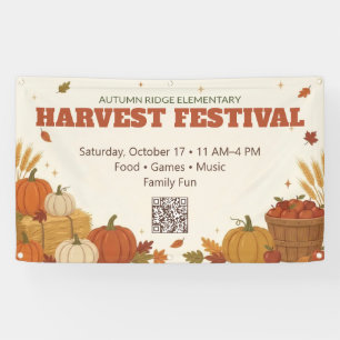 Harvest Autumn Fall Festival Banner