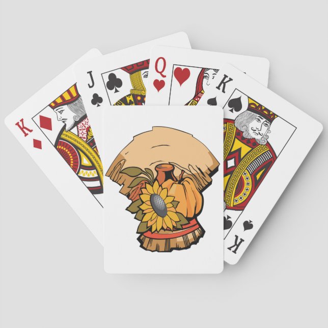 Harvest Banner Playing Cards (Back)