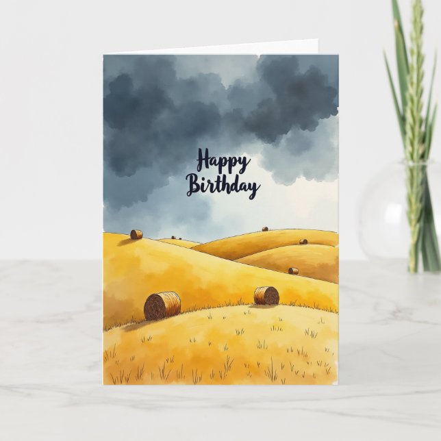Harvest Birthday Card (Front)