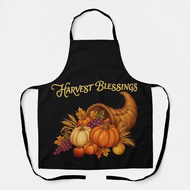 Harvest Blessings Apron (Front)
