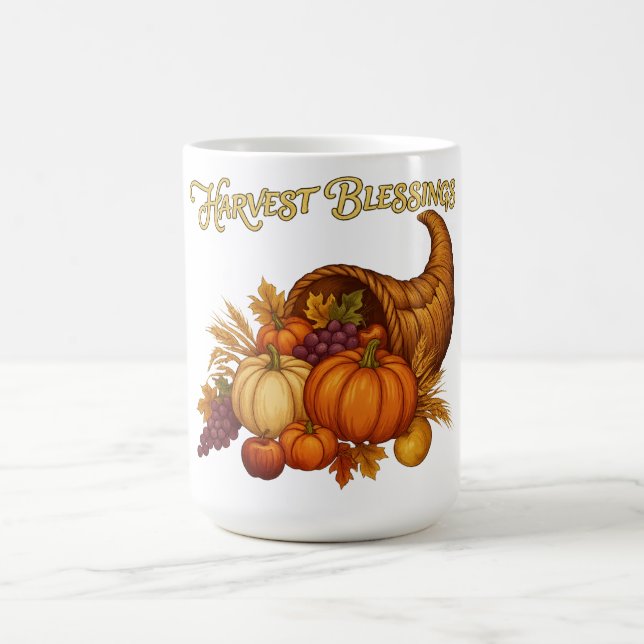 Harvest Blessings Coffee Mug (Center)