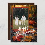 Harvest Blessings – Custom Thanksgiving Greeting Holiday Card