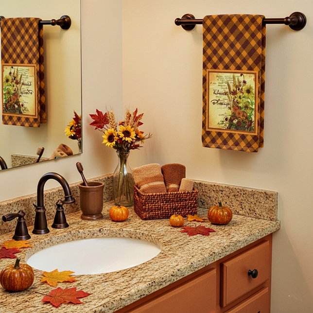 Harvest blessings hand towel  (Creator Uploaded)