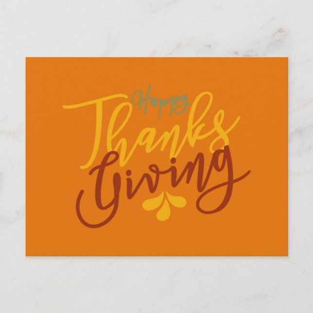  Harvest Blessings Holiday Postcard (Front)