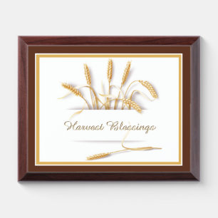 Harvest blessings Plaque