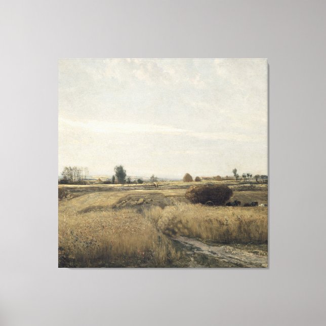 Harvest | Charles-Francois Daubigney  Canvas Print (Front)