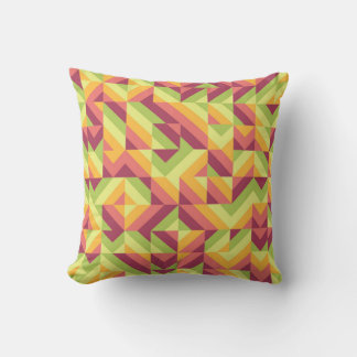 Harvest Chevron Mosaic Throw Pillow