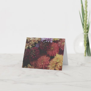 Harvest Chrysanthemum Nocturne Note Card