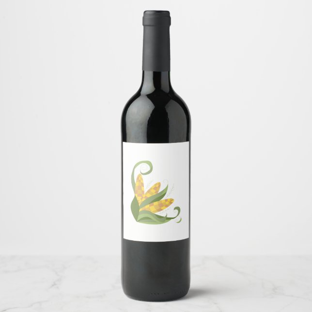 Harvest Corn Wine Label (Front)
