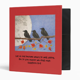 Harvest Crows Avery Binder