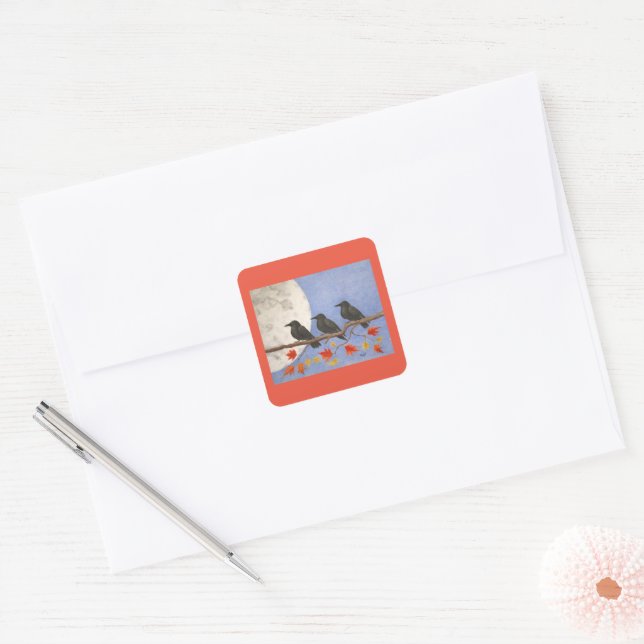 Harvest Crows Sticker (Envelope)