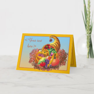 HARVEST CUSTOM card