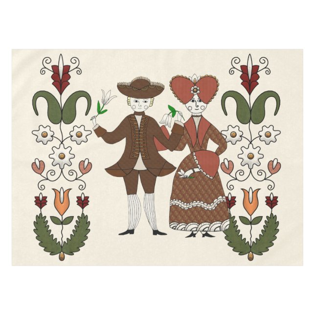 Harvest Dance Tablecloth (Front (Horizontal))