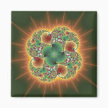 Harvest Festival - Abstract Art Magnet