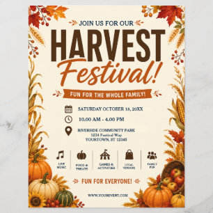 Harvest Festival Flyer