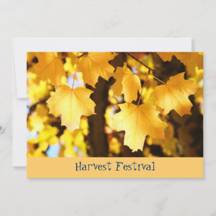 Harvest Festival! Invitations Fall Events School