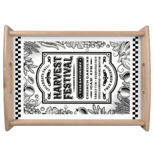 HARVEST FESTIVAL SERVING TRAY