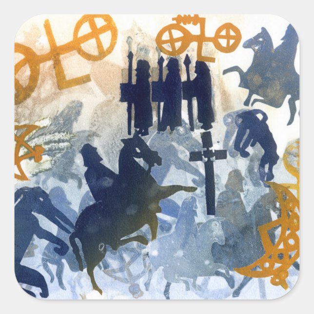 Harvest FEstival Square Sticker (Front)