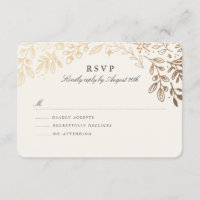 Harvest Flowers RSVP