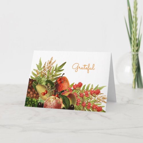 Harvest Fruit Greeting Card